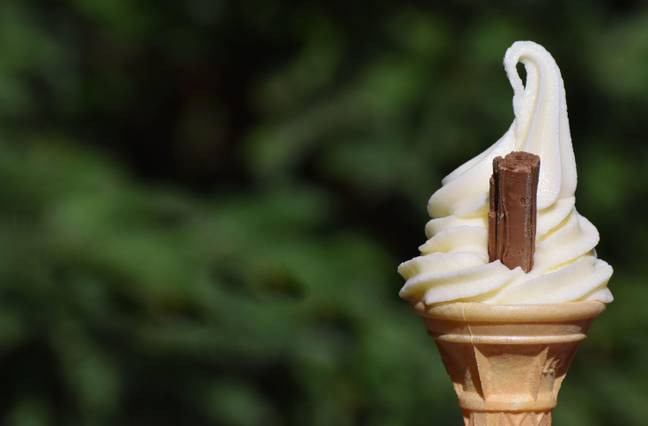Flake 99冰淇淋是英国夏天的主食。信用：Alamy