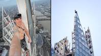 Man spotted free climbing to the top of The Shard