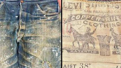 李维（Levi）的牛仔裤1800年代的原始种族主义口号售价为67,500英镑