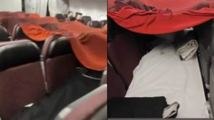 澳航的空姐被迫在乘客周围制作“毯子堡”睡眠