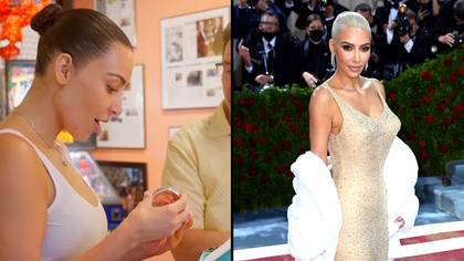 金·卡戴珊（Kim Kardashian）穿着标志性的连衣裙后收到一罐玛丽莲·梦露