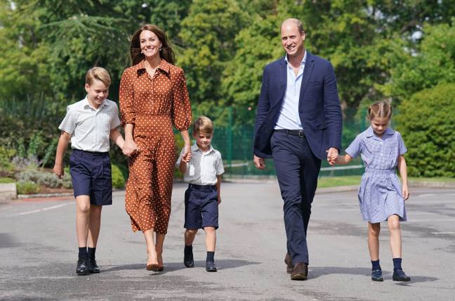 据报道，乔治王子已经在他的新学校里放了体重。信用：PA图像/Alamy