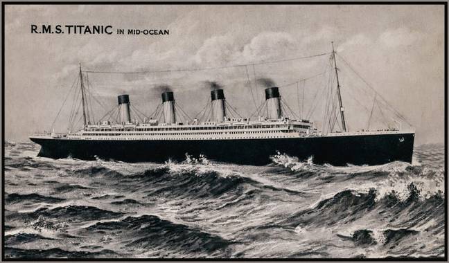 1912年4月10日从南安普敦（Southampton）起航的泰坦尼克号航行
