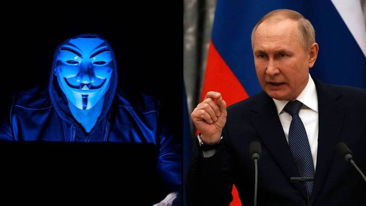 黑客集体匿名宣布对弗拉基米尔·普京政府的“网络战争”