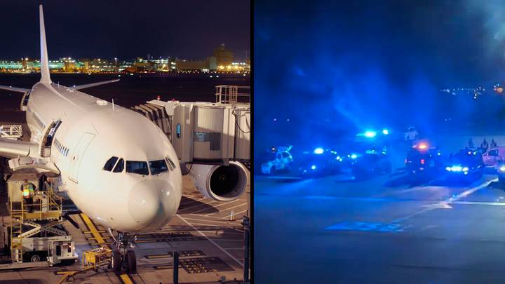 两架飞机在希思罗机场碰撞