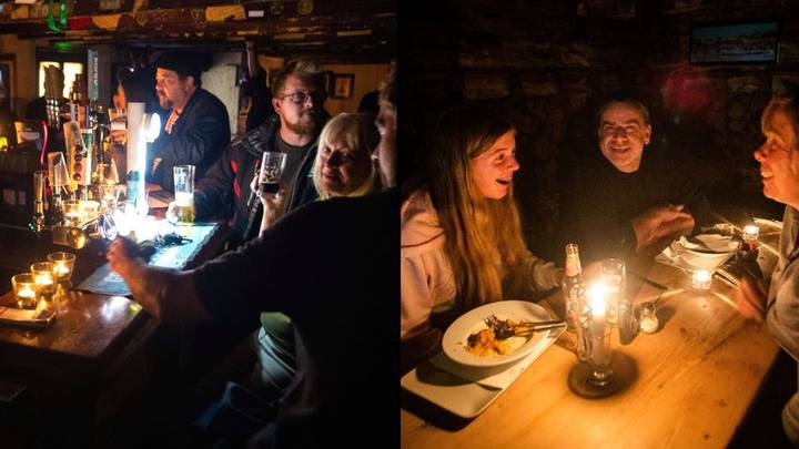 英国各地的酒吧开始照明蜡烛，以应对能源成本上升