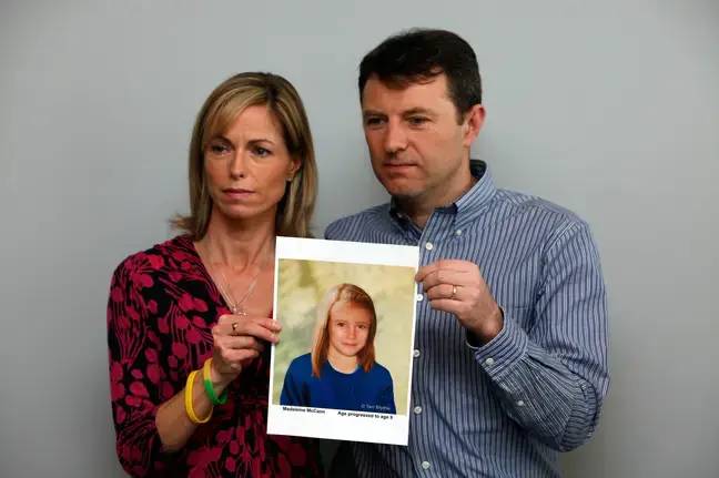 凯特（Kate）和格里·麦肯（Gerry McCann）的女儿失踪已经有15年了。信用：Alamy