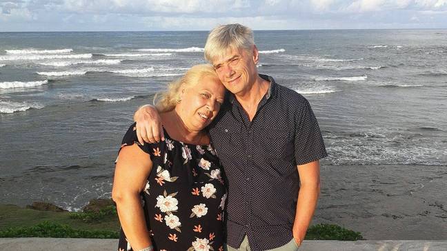 苏珊（Susan）和罗伊·福塞特（Roy Fawcett）正在一个包罗万象的加勒比海度假。信用：冠军新闻必威杯足球