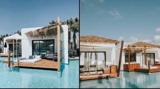 希腊酒店拥有令人难以置信的水上平房，比马尔代夫便宜得多