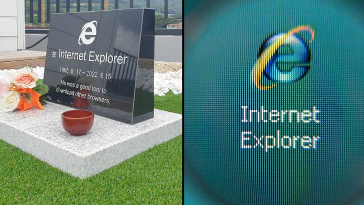 Internet Explorer墓碑在韩国竖立的浏览器曾经是强制性的