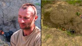 乌克兰男子说，俄罗斯军队将他射向头部，并将其埋葬