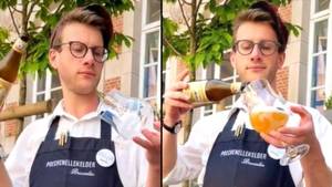 互联网划分了酒吧员工如何在比利时酒吧倒啤酒