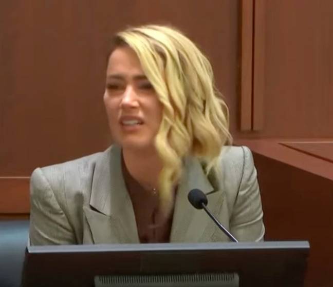 Amber Heard在对她的前夫Johnny Depp的诽谤审判中作了最后证词。信用：法律和犯罪网络
