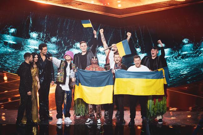 乌克兰赢得了2022年的欧洲歌唱大赛。信用：Alamy