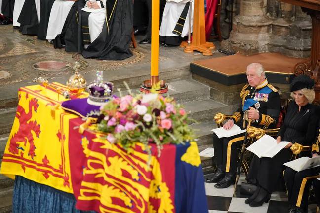 女王的葬礼之后，王室将举行七天的私人哀悼时期。学分：PA