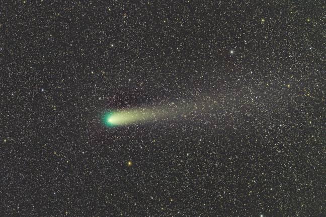 彗星21p/giacobini-zinner，draconid流星淋浴来自。信用：Stocktrek Images，Inc。 / Alamy Stock Photo