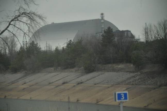 切尔诺贝利的第四反应堆。信用：Alamy