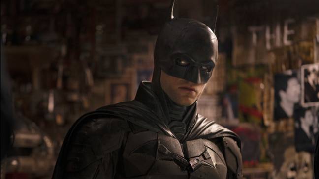 罗伯特·帕丁森（Robert Pattinson）饰演布鲁斯·韦恩（Bruce Wayne）/蝙蝠侠（Batman）。信用：华纳兄弟图片