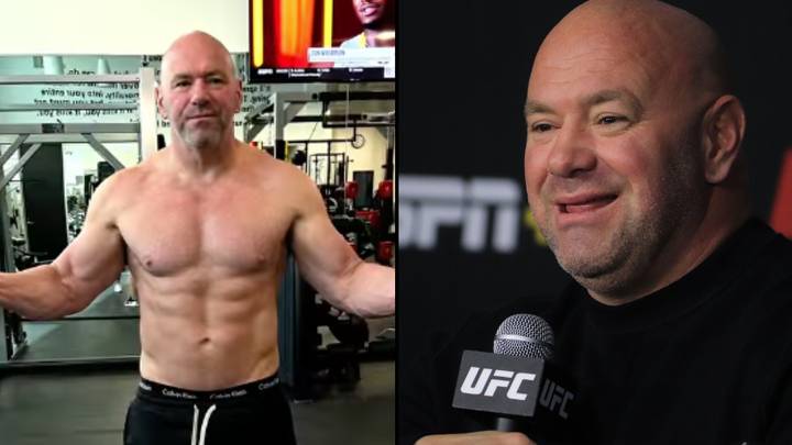 达娜·怀特（Dana White）在被告知他只有10年的时间后炫耀自己的身体