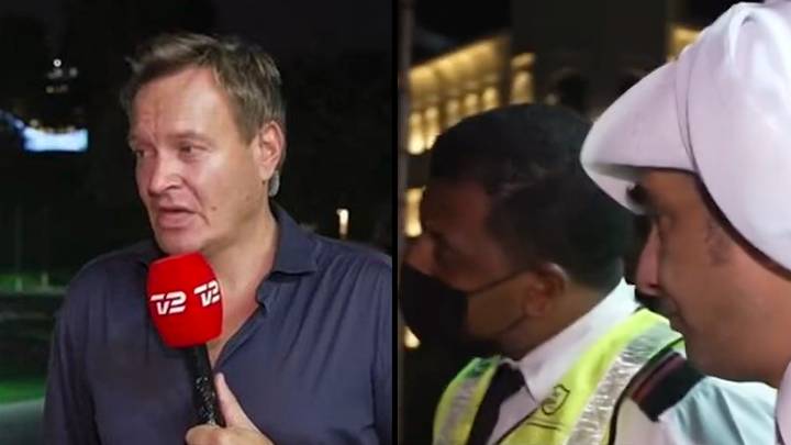 在现场世界杯广播中，记者受到威胁后，卡塔里官员道歉