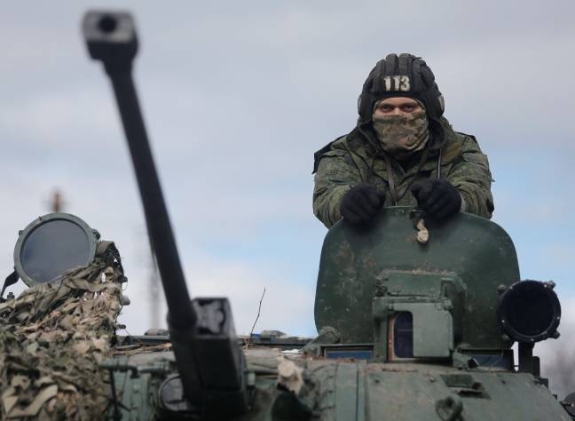 俄罗斯军队在顿涅茨克。学分：路透社 /阿拉米股票照片