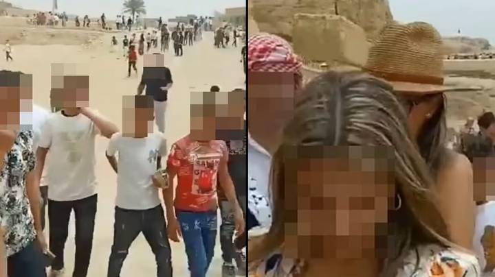 埃及逮捕了13个十几岁的男孩在金字塔上骚扰游客