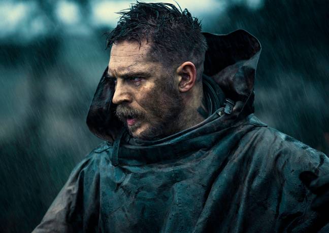 汤姆·哈迪（Tom Hardy）饰演禁忌中的詹姆斯·德莱尼（James Delaney）。信用：BBC ONE