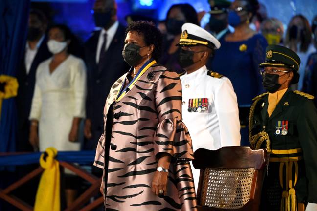 巴巴多斯总统桑德拉·梅森夫人。信用：Alamy