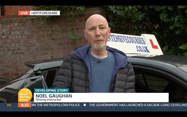诺埃尔·高恩（Noel Gaughan）出现在英国早上好。图片来源：ITV