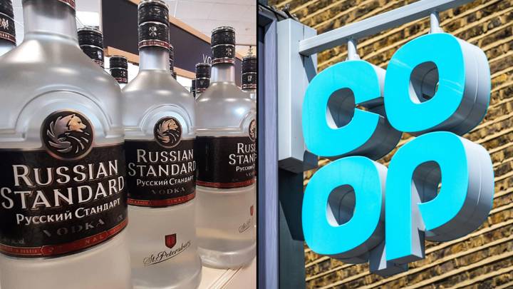合作社成为第一个将俄罗斯伏特加酒从出售的英国超市
