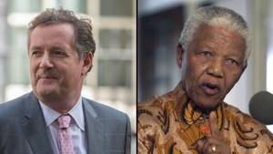 皮尔斯·摩根（Piers Morgan）在谈到“审查”时将自己与纳尔逊·曼德拉（Nelson Mandela）进行了比较。