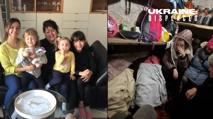 流离失所：妈妈和她的小女儿一起逃脱乌克兰