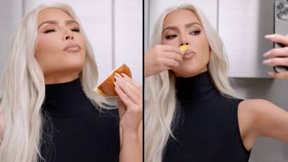 金·卡戴珊（Kim Kardashian）嘲笑说素食汉堡尽管不吃
