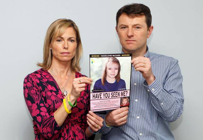 凯特（Kate）和格里·麦肯（Gerry McCann）参加了守夜活动，以纪念女儿失踪的15周年。信用：Alamy