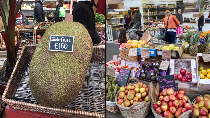 伦敦市场上的单个水果会让您返回160英镑