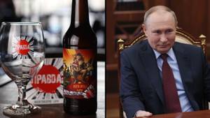 啤酒残酷地命名为“普京是一个d ** khead”，在美国开始销售为乌克兰筹集资金