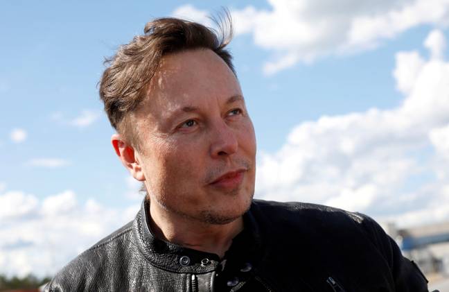 特斯拉首席执行官埃隆·马斯克（Elon Musk）访问了2021年5月17日在德国柏林附近的特斯拉（Tesla）的Gigafactory的建筑工地。“loading=