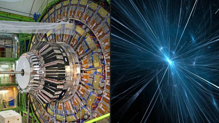 重新启动大型强子对撞机后的几个小时，科学家发现了“异国”的新粒子