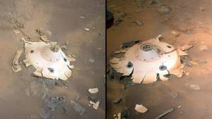 NASA的直升机在火星上发现的“超凡脱俗”的残骸