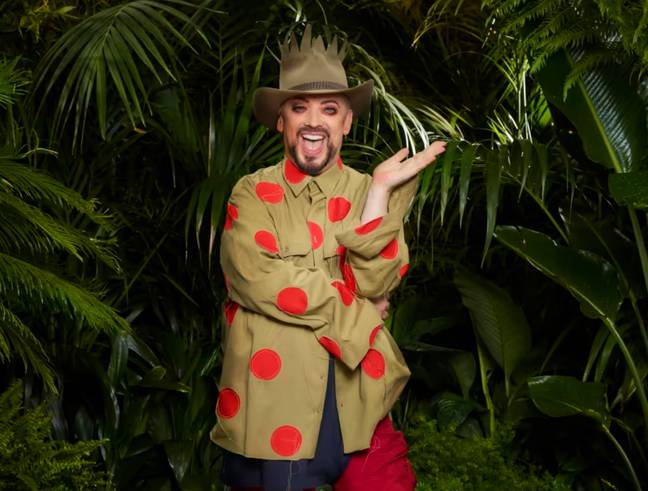 Boy George is set for the jungle. Credit: ITV