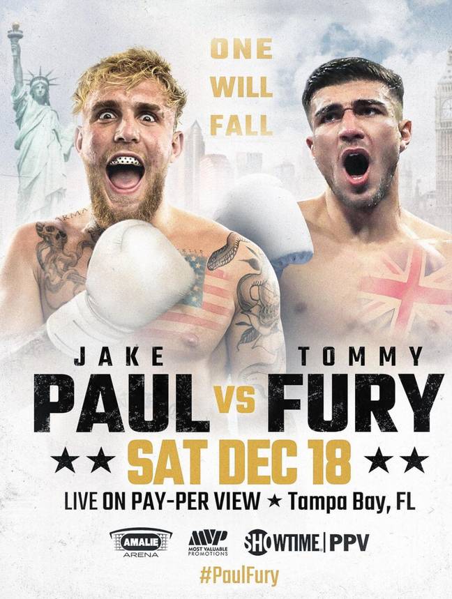 保罗将在12月18日举行一场备受期待的战斗中接替汤米·弗里（Tommy Fury）。学分：Instagram/@Jakepaul