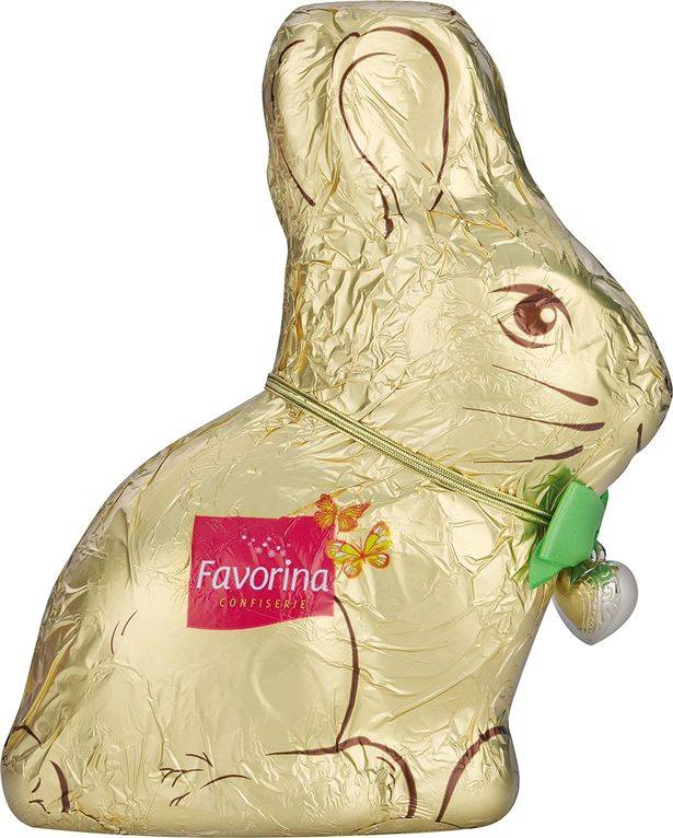 Lidl的巧克力兔子。学分：Lidl