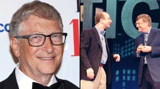 比尔·盖茨（Bill Gates）说，他完全打算在还活着的时候失去自己的富裕地点“loading=