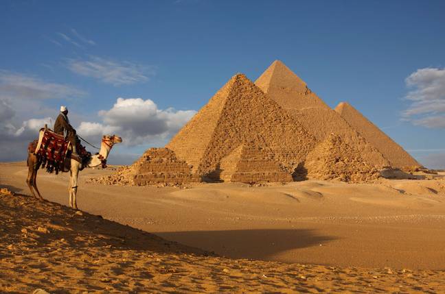 Giza的金字塔。信用：Alamy