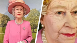 The Queen's Waxwork Left Bald Underneath Hat To Save Money