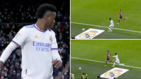 Vinicius Jr Jumped Over The Real Madrid Badge So He Didn't Step On It In Disrespect