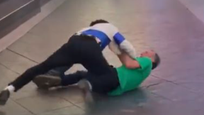 Michael Jackson Impersonator Puts Man In A Chokehold During Fight