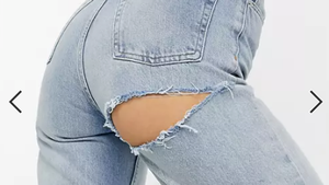 People Are Super Confused About 'Bum Rip' Jeans