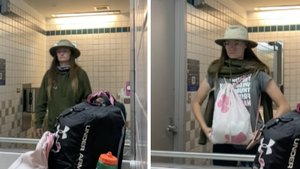 People Are Loving This Woman's Hack For Sneaking Extra Hand Luggage Onto Plane