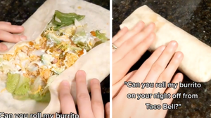 Taco Bell Worker Reveals Right Way To Wrap A Burrito